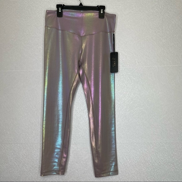 L’ URV Tremulous 7/8 Iridescent Pearl Legging L NWOT - Picture 2 of 8